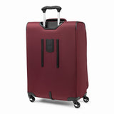 Travelpro Maxlite 5 Softside Expandable Checked Luggage with 4 Spinner Wheels, Lightweight Suitcase, Men and Women, Burgundy, Checked Medium 25-Inch