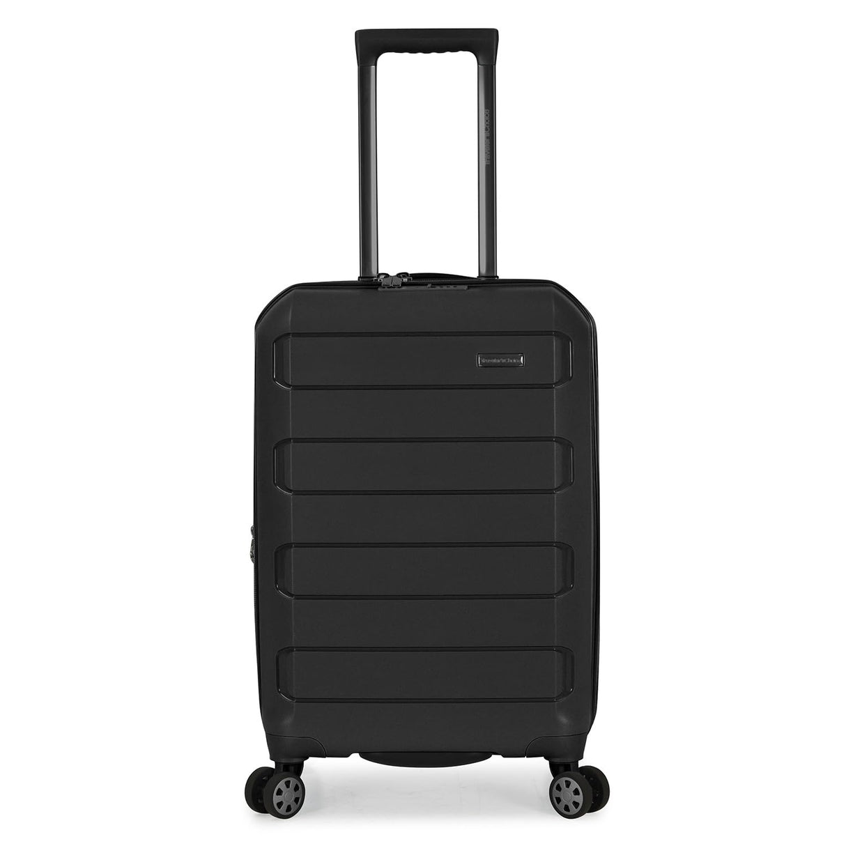 Traveler's Choice Pagosa Indestructible Hardshell Expandable Spinner Luggage, Black, Check-in Only