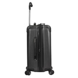 Traveler's Choice Silverwood Polycarbonate Hardside Expandable Spinner Luggage, Brushed Metal, Carry-on 21-Inch