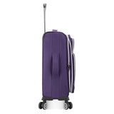 Traveler's Choice Lares Softside Expandable Luggage with Spinner Wheels, Purple, Carry-On 22-Inch