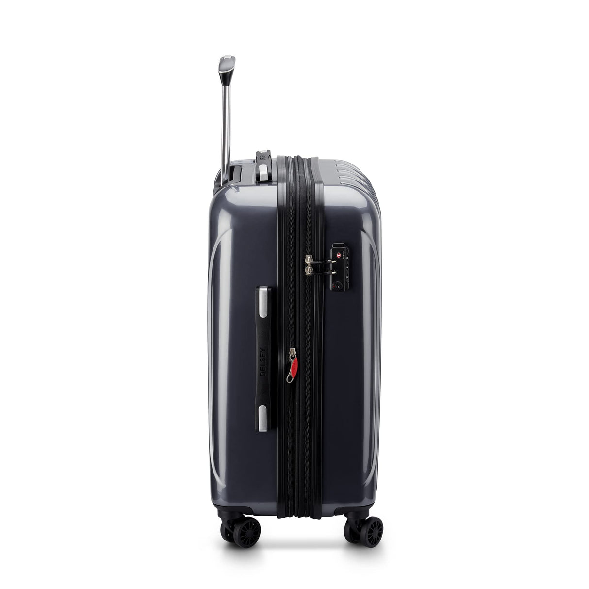 DELSEY PARIS Helium Aero Hardside Expandable Luggage with Spinner Wheels, Titanium, Carry-On 21 Inch