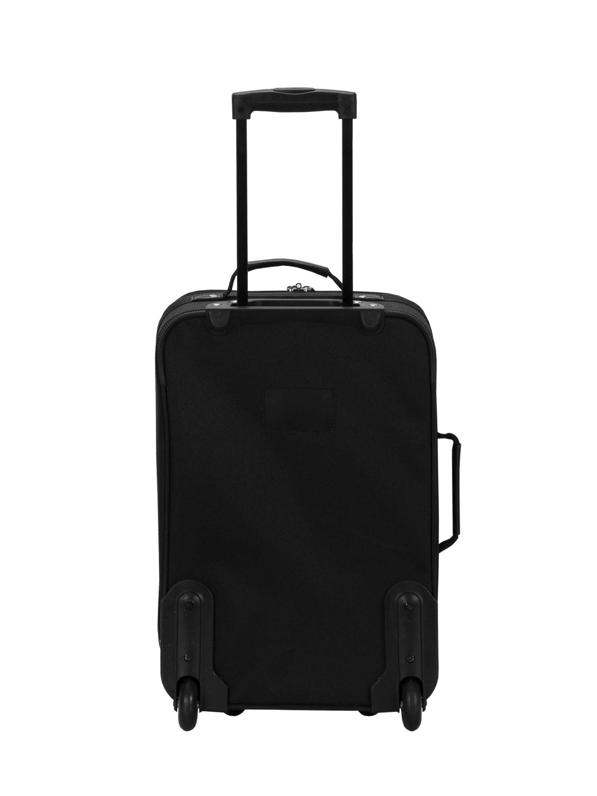 Rockland Fashion Softside Upright Luggage Set, Expandable, Black, 2-Piece (14/19)