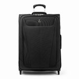 Travelpro Maxlite 5 Softside Expandable Upright 2 Wheel Checked Luggage, Lightweight Suitcase, Men and Women, Black, Checked Medium 26-Inch