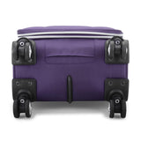 Traveler's Choice Lares Softside Expandable Luggage with Spinner Wheels, Purple, Carry-On 22-Inch