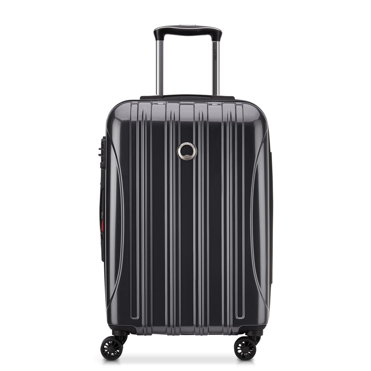 DELSEY PARIS Helium Aero Hardside Expandable Luggage with Spinner Wheels, Titanium, Carry-On 21 Inch