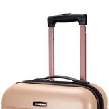 Rockland Melbourne Hardside Expandable Spinner Wheel Luggage, Champagne, Carry-On 20-Inch