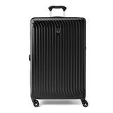 Travelpro Maxlite Air Hardside Expandable Checked Luggage, 8 Spinner Wheels, Lightweight Hard Shell Polycarbonate Suitcase, Black, Checked Large 28-Inch