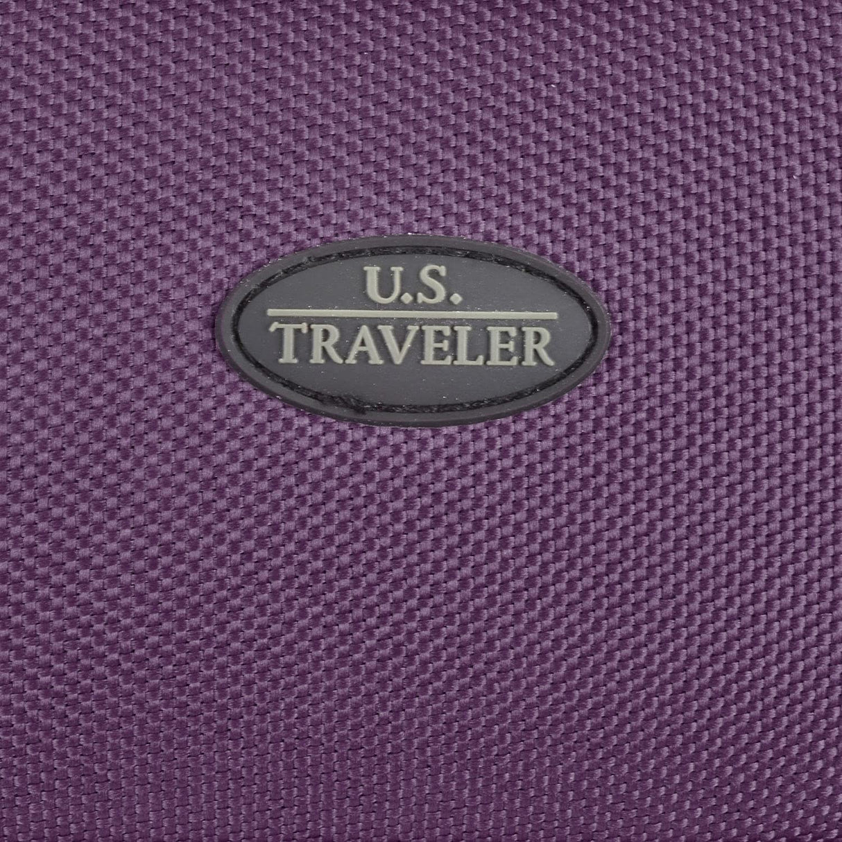 U.S. Traveler Lightweight Softside Suitcase, Rolling 20" Carry On Luggage, Purple, Single