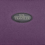 U.S. Traveler Lightweight Softside Suitcase, Rolling 20" Carry On Luggage, Purple, Single