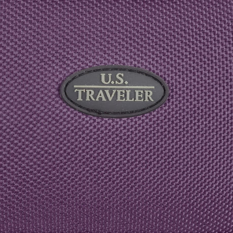 U.S. Traveler Lightweight Softside Suitcase, Rolling 20" Carry On Luggage, Purple, Single