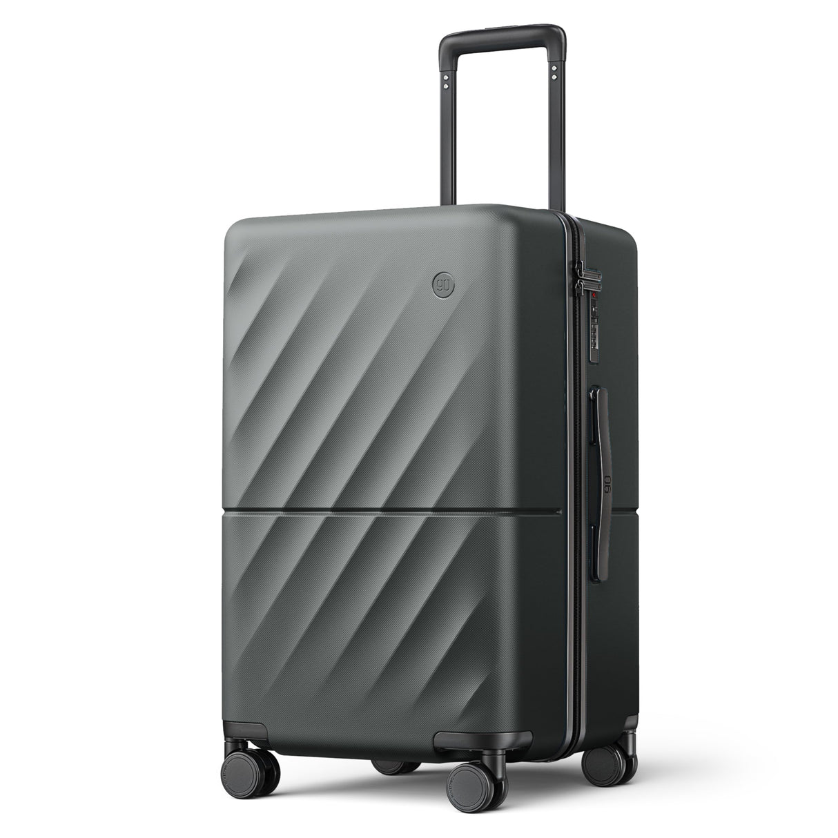 NINETYGO Carry on Luggage 22 X 14 X 9 Airline Approved, 20 Inch Luggage for 3-5 Days Trip, Double Spinner Wheels, 100% Hardshell PC, TSA Lock (Slate Grey, Hudson)