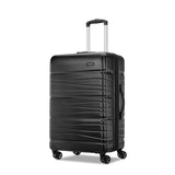 Samsonite Evolve SE Hardside Expandable Luggage with Double Wheels, Bass Black, Medium Spinner