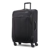 American Tourister 4 KIX 2.0 Expandable Softside Luggage with Spinner Wheels, 24 SPINNER, BLACK