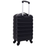 Wrangler Hardside Spinner Carry-On Luggage, Black, 22-Inch