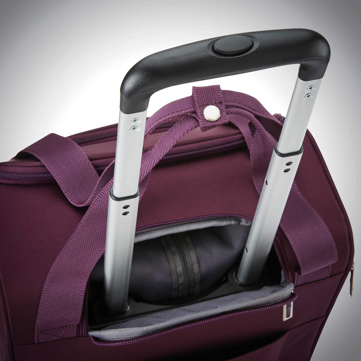 Samsonite Underseat Carry-On Spinner with USB Port, Purple, One Size