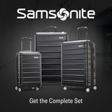 Samsonite Omni 2 Hardside Expandable Luggage with Spinners, Midnight Black, Checked-Large 28-Inch