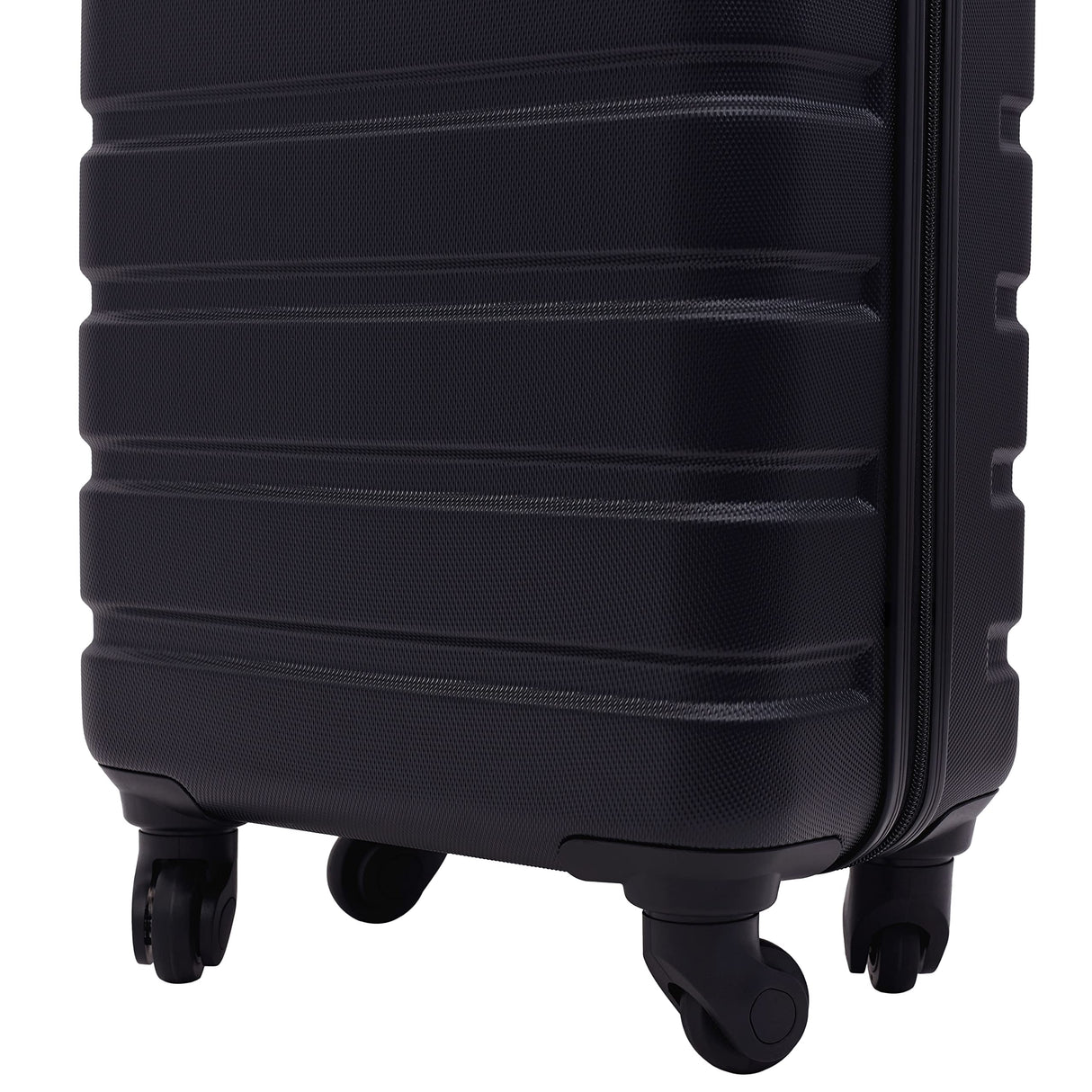 Wrangler Hardside Spinner Carry-On Luggage, Black, 22-Inch