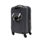 Wrangler Astral Hardside Luggage, Dark Shadow, 20-Inch Carry-On