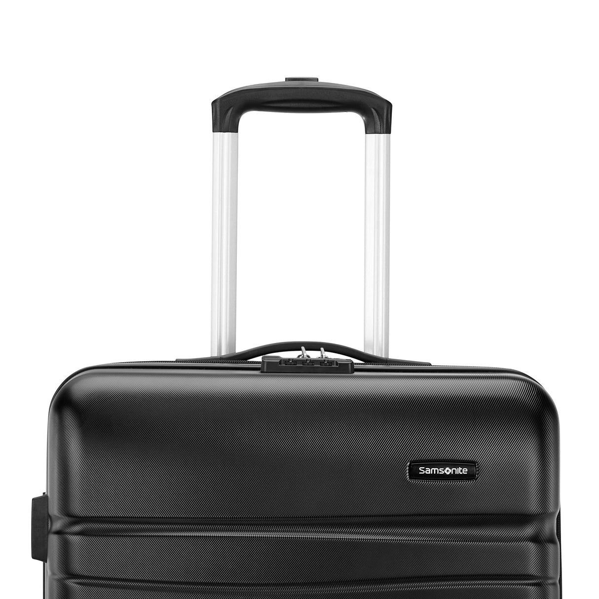 Samsonite Evolve SE Hardside Expandable Luggage with Double Wheels, Bass Black, Medium Spinner