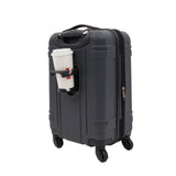 Wrangler Astral Hardside Luggage, Dark Shadow, 20-Inch Carry-On