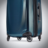 Samsonite Winfield 3 DLX Hardside Expandable Luggage with Spinners, Navy, Checked-Medium 25-Inch