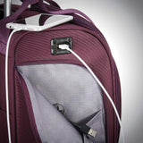 Samsonite Underseat Carry-On Spinner with USB Port, Purple, One Size